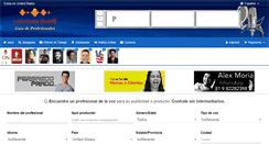 Desktop Screenshot of locutoresonline.net